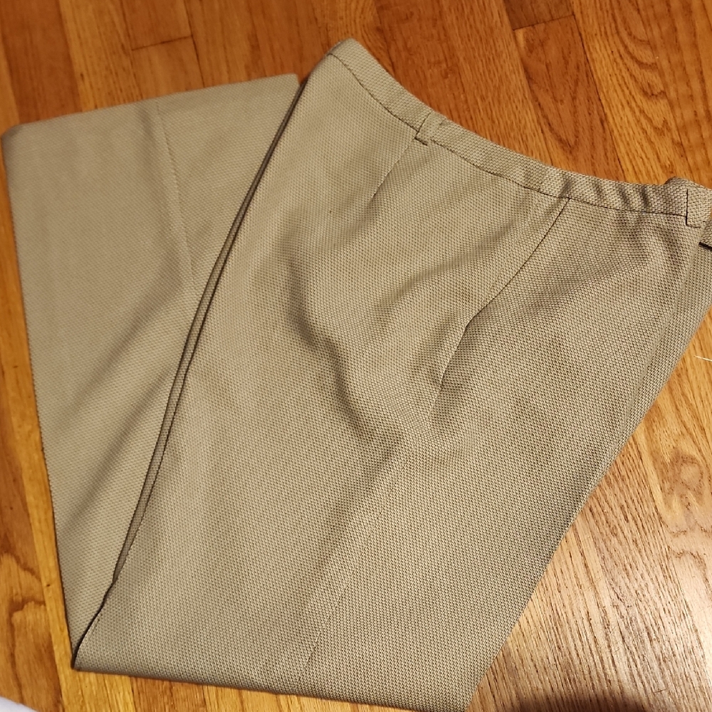 Norton McNaughton Women's Tan Textured Trousers